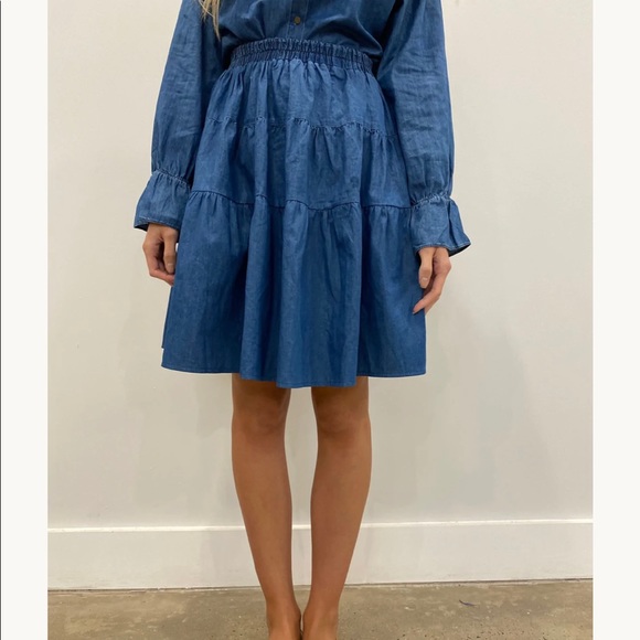 Denim flirt skirt - Picture 2 of 5